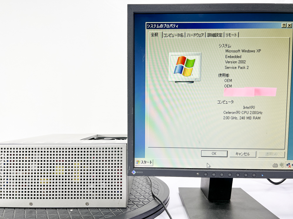 CONTEC IPC-BX720-AC426 WindowsXP Embedded HDD 40GB メモリ 256MB 90日保証画像