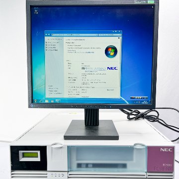 NEC FC98-NX FC-S22U model S74W5Z Windows7 Pro 32bit SP1 HDD 500GB×2 ミラーリング機能 90日保証画像