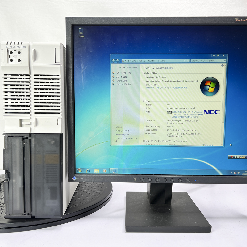 NEC FC98-NX FC-E21G model S72R5Z Windows7 Pro HDD 320GB×2 ミラーリング機能 90日保証画像