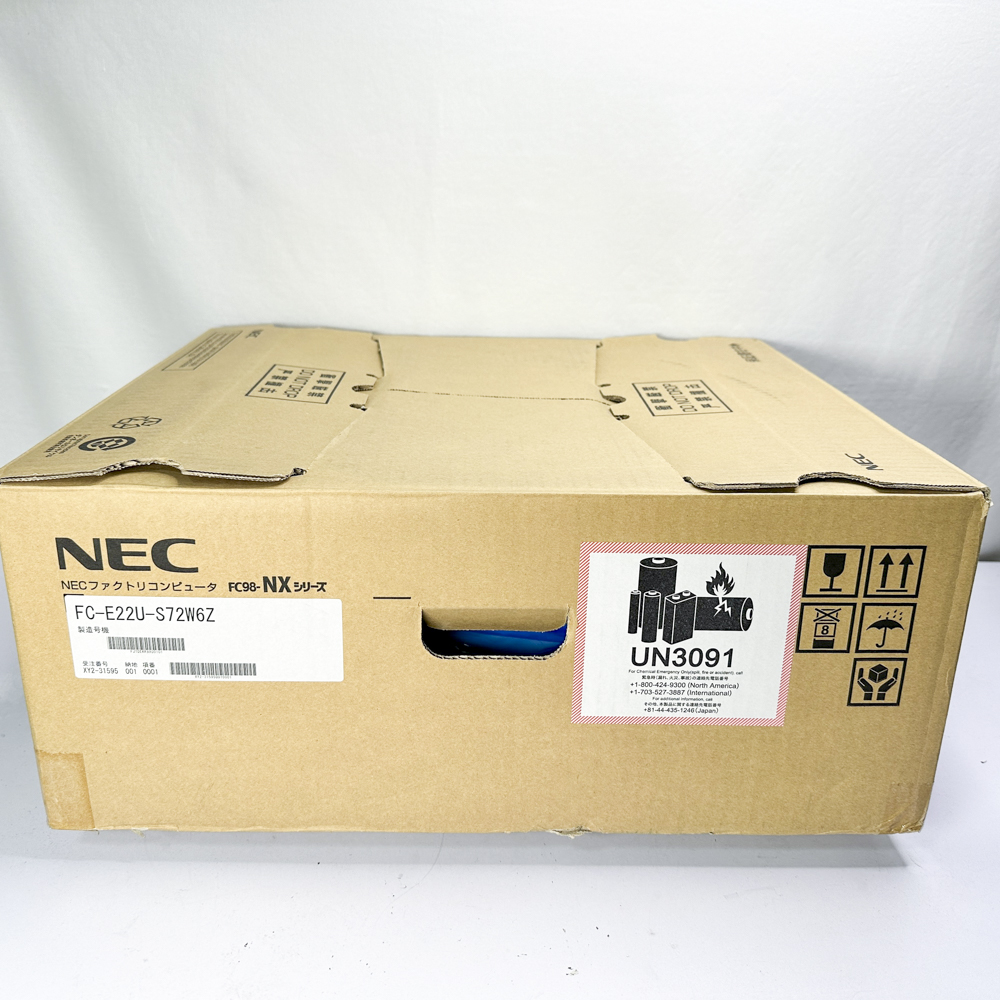 【新品・未使用品】NEC FC98-NX FC-E22U-S Windows7 Pro 32bit SP1 HDD 500GB×2 ミラーリング機能 90日保証の画像
