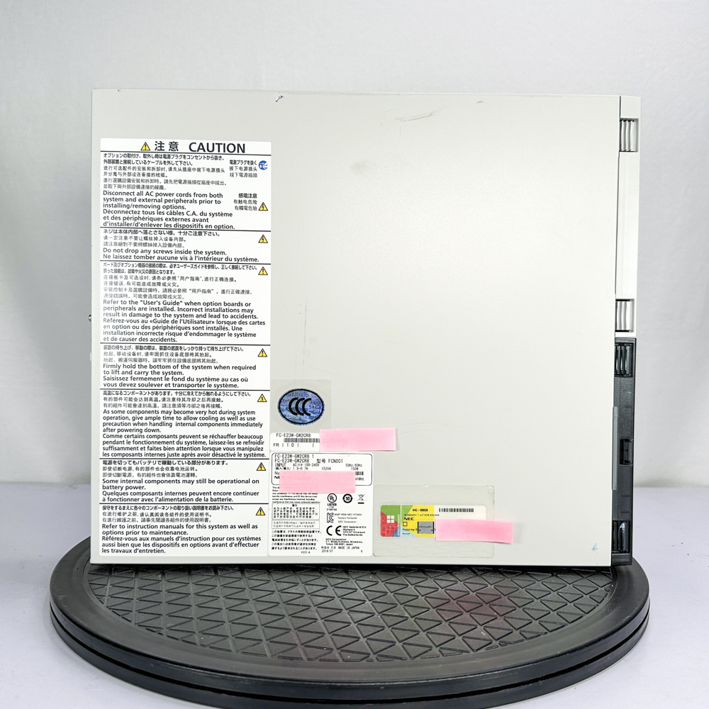 NEC FC98-NX FC-E23W model GW2CR8 Windows7 Ultimate 英語版 64bit SP1 HDD 500GB×2 ミラーリング機能 90日保証画像