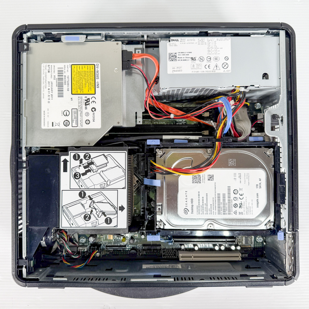 DELL OPTIPLEX 755 WindowsXP Pro SP2 Core 2 Duo E6850 3.00GHz HDD 1TB 30日保証の画像