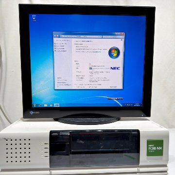 NEC FC98-NX FC-D21A model S71V5Z構成 Windows7 Pro 32bit HDD 80GB 90日保証の画像