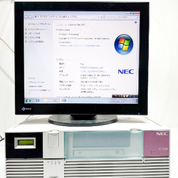 NEC FC98-NX FC-S22U model S74R6E Windows7 Pro SP1 32bit HDD 500GB×2 ミラーリング機能 RAS 90日保証 整備済品の画像