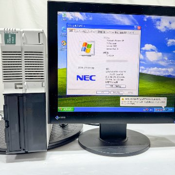 NEC FC98-NX FC-E25B model SX1W6Z WindowsXP Pro SP3 32bit HDD 320GB 90日保証 整備済品の画像