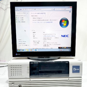 NEC FC98-NX FC-S21W model S71R5Z Windows7 Pro 32bit HDD 320GB 90日保証 整備済品の画像