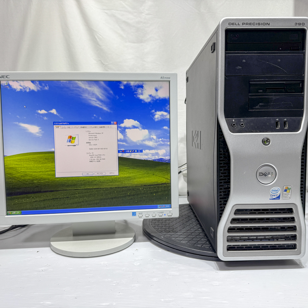 DELL Precision 390 WindowsXP Pro SP3 32bit Core2 4300 1.80GHz HDD 500GB 90日保証の画像