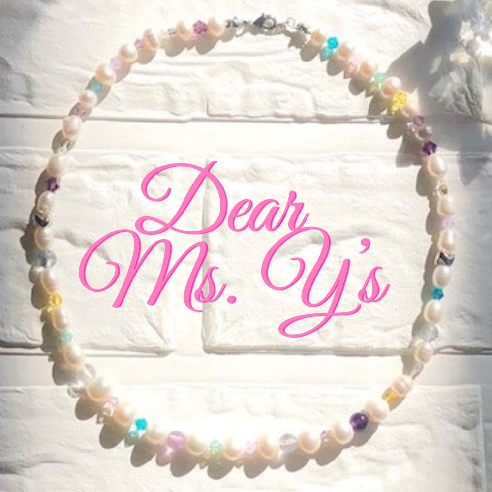 淡水パールと虹パワーネックレスの画像