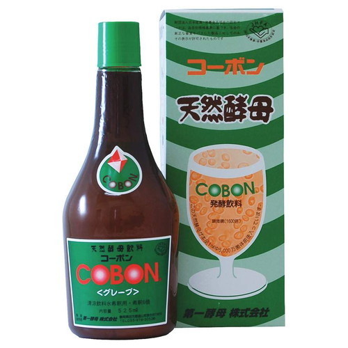 【あす着対応】【お買上特典】コーボン・ぶどう 525ml　※送料無料（一部地域を除く）【第一酵母】の画像