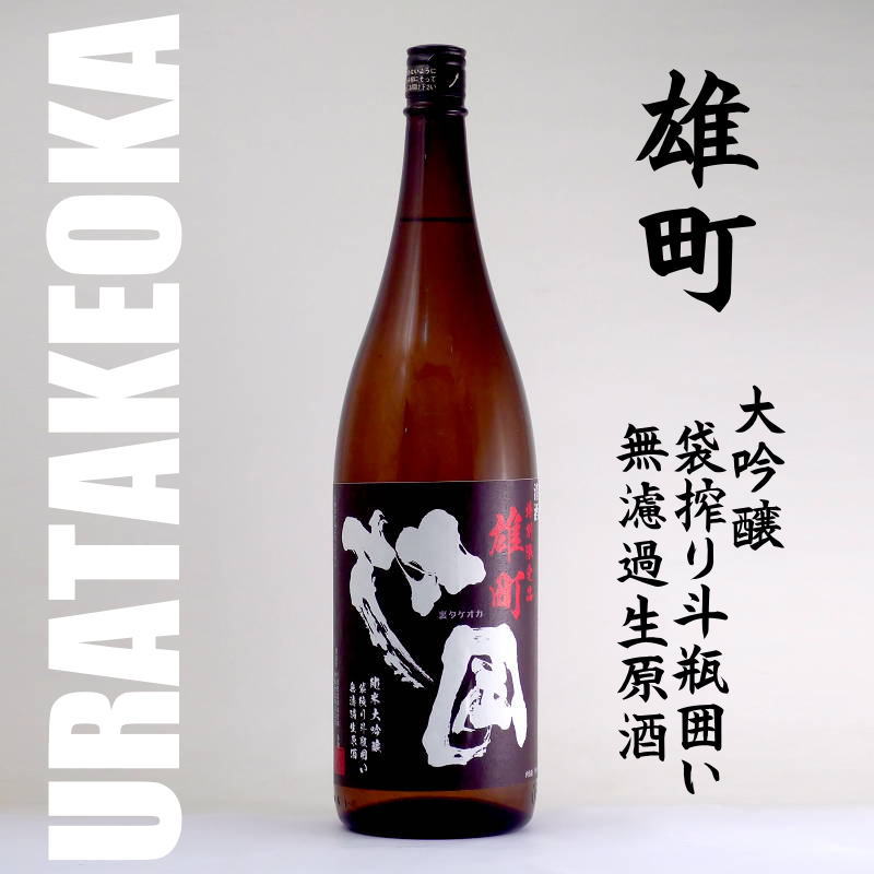 【オリジナル酒】聖泉 裏竹岡（ウラタケオカ）雄町 純米大吟醸 袋搾り斗瓶囲い 生原酒 1800mlの画像