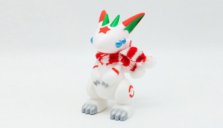 【ソフビ】 ドラネッツ 幼竜型 クリスマスの画像