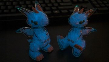 新品 ドラネッツ 幼竜型 ソフビ さんど模型 蓄光 GID ソフビ】 ドラネッツ 幼竜型 クリアブルー｜さんど模型 オンラインショップ