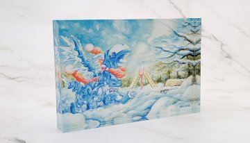 ドラネッツ氷竜型 アクリルブロックの画像