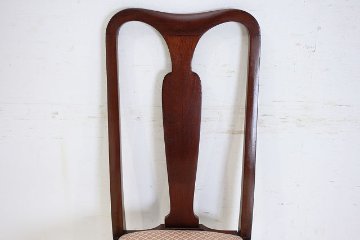 dn-1　1940年代イギリス製アンティーク　クイーンアン　ウォルナット　ダイニングチェア　イス　椅子　いす　チェア画像
