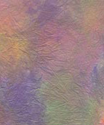 むら雲染め 揉み入り　緑＋赤＋紫の画像