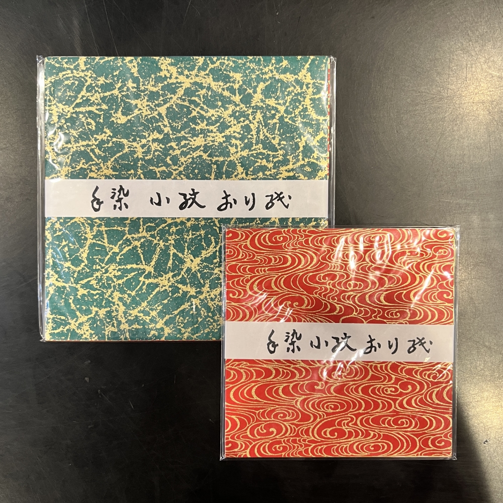 折り紙　手染小紋おり紙の画像