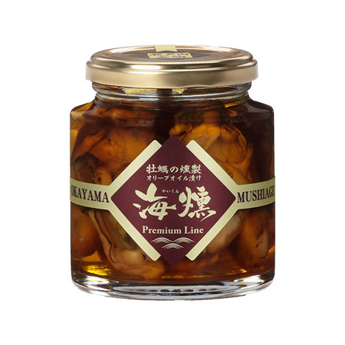 【プレミアムライン】牡蠣の燻製オリーブオイル漬け 200ｇの画像