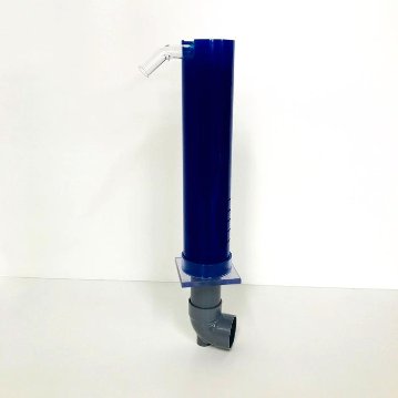 アクリル３重管キット（13Ａ×40Ａ×65Ａ）（360Ｈ水槽用）（青）（エルボピストル）ガラス・アクリル水槽兼用の画像