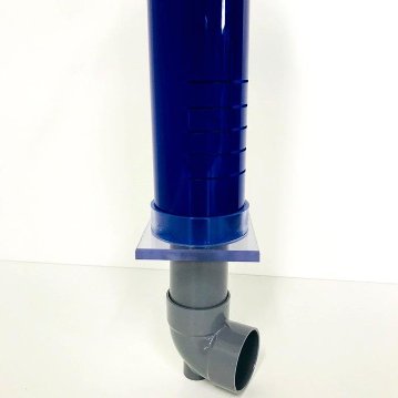 アクリル３重管キット（13Ａ×40Ａ×65Ａ）（360Ｈ水槽用）（青）（エルボピストル）ガラス・アクリル水槽兼用の画像
