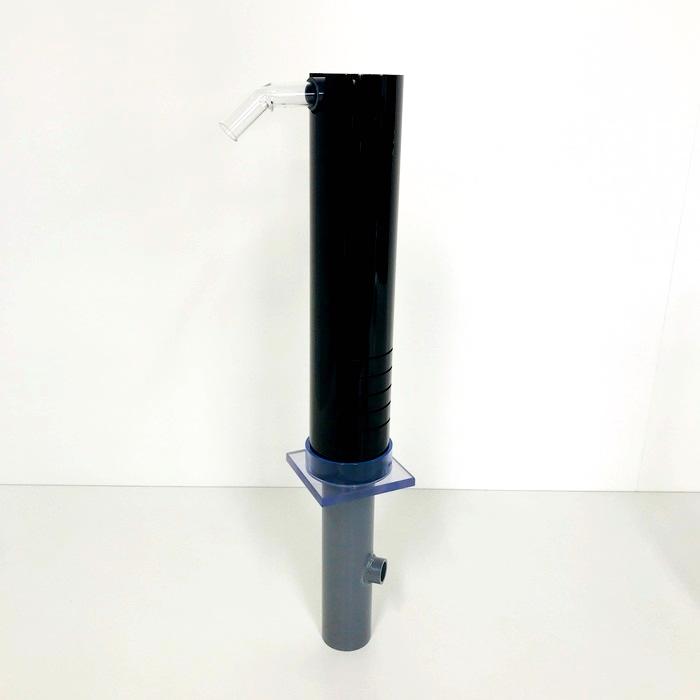 アクリル３重管キット（13Ａ×40Ａ×65Ａ）（360Ｈ水槽用）（黒）（ストレートピストル）ガラス・アクリル水槽兼用の画像