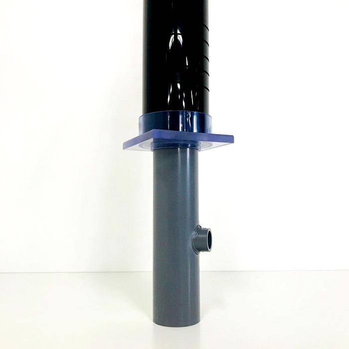 アクリル３重管キット（13Ａ×40Ａ×65Ａ）（360Ｈ水槽用）（黒）（ストレートピストル）ガラス・アクリル水槽兼用の画像