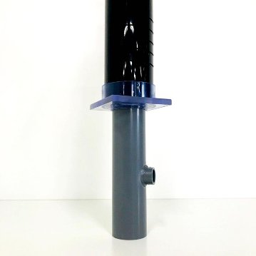 アクリル３重管キット（13Ａ×40Ａ×65Ａ）（360Ｈ水槽用）（黒）（ストレートピストル）ガラス・アクリル水槽兼用の画像