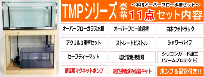 TMP-1245（1200×450×450mm）（マグネットポンプ＆配管キット付属）画像