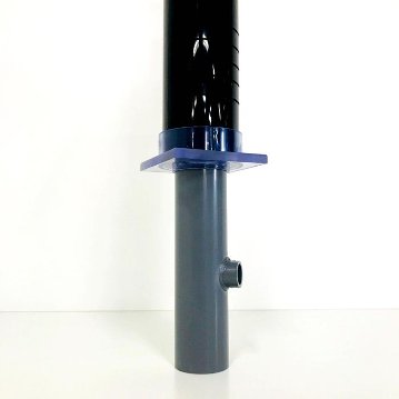 アクリル３重管キット（16Ａ×50Ａ×75Ａ）（450Ｈ水槽用）（黒）（ストレートピストル）ガラス・アクリル水槽兼用画像