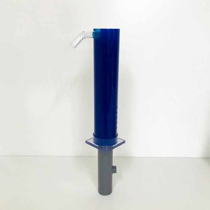 アクリル３重管キット（20Ａ×65Ａ×100Ａ）（600Ｈ水槽用）（青）（ストレートピストル）ガラス・アクリル水槽兼用画像
