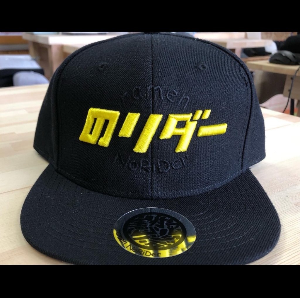 ら麺のりダーオリジナルキャップ3D刺繍の画像