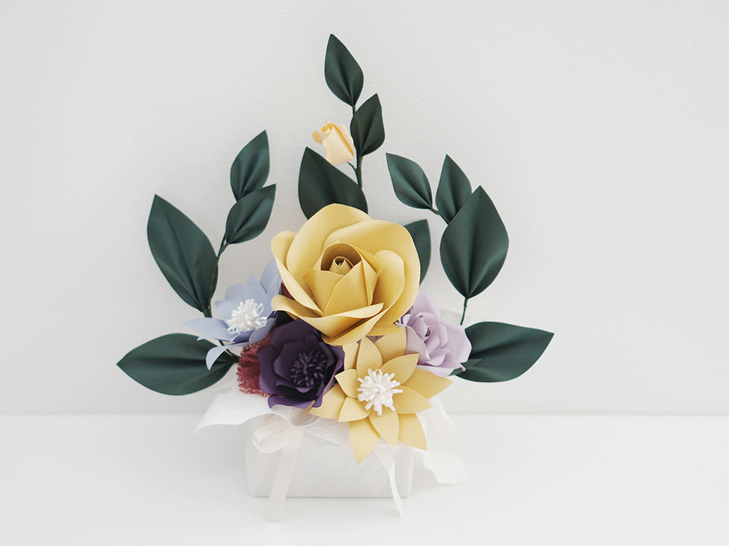 雅 -MIYABI-｜穏やかに咲く和モダンアレンジの画像