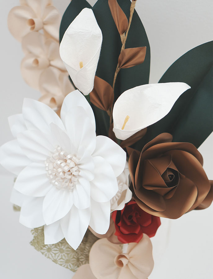 凛華 -RINKA-｜白の気品と調和のアレンジメントの画像