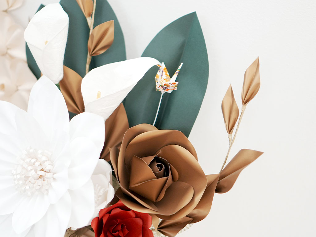 凛華 -RINKA-｜白の気品と調和のアレンジメントの画像