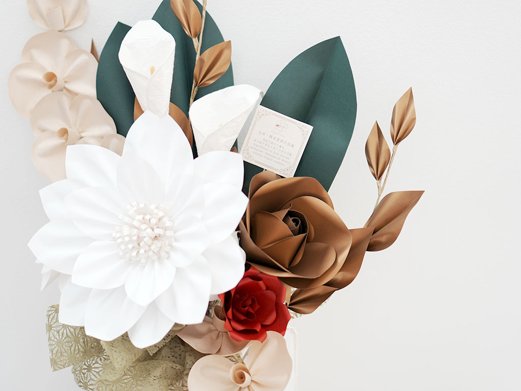 凛華 -RINKA-｜白の気品と調和のアレンジメントの画像