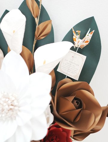 凛華 -RINKA-｜白の気品と調和のアレンジメントの画像