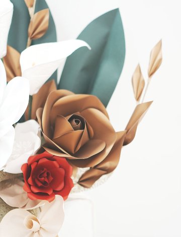 凛華 -RINKA-｜白の気品と調和のアレンジメントの画像