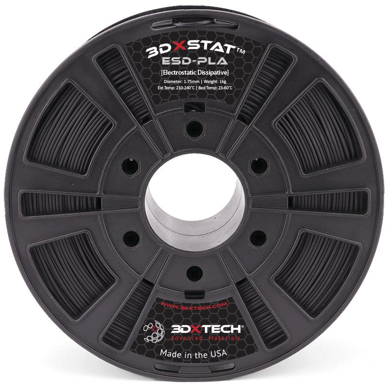 3DXTECH 3DXSTAT ESD PLA BLACK 1.75mm 750gの画像