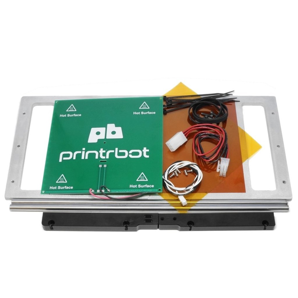 Printrbot X方向拡大プレート+ヒーテッドベッド　アップグレードキット Simple Metal用の画像