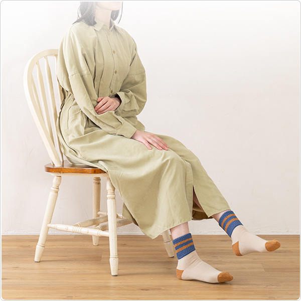 かかとツルツル靴下（つま先・かかと切り替え）の画像