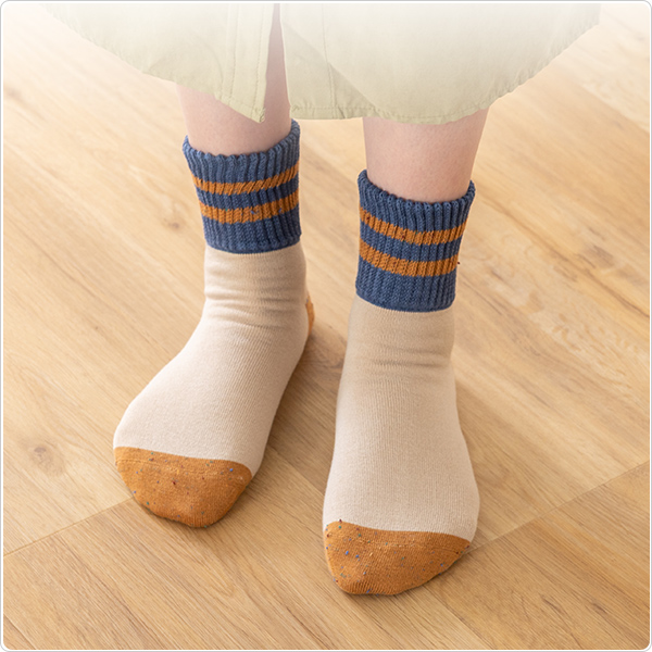 かかとツルツル靴下（つま先・かかと切り替え）の画像