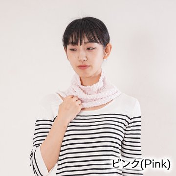 ふんわり 綿糸使用 夏用 ネックウォーマーの画像