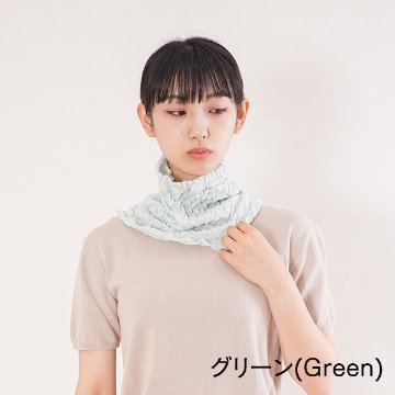 ふんわり 綿糸使用 夏用 ネックウォーマーの画像