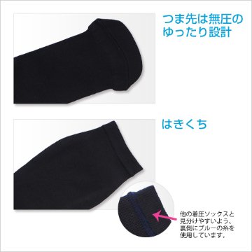 美脚 着圧ソックス (薄手タイプ) の画像