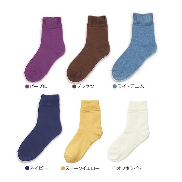 毛混・かかとツルツル靴下の画像