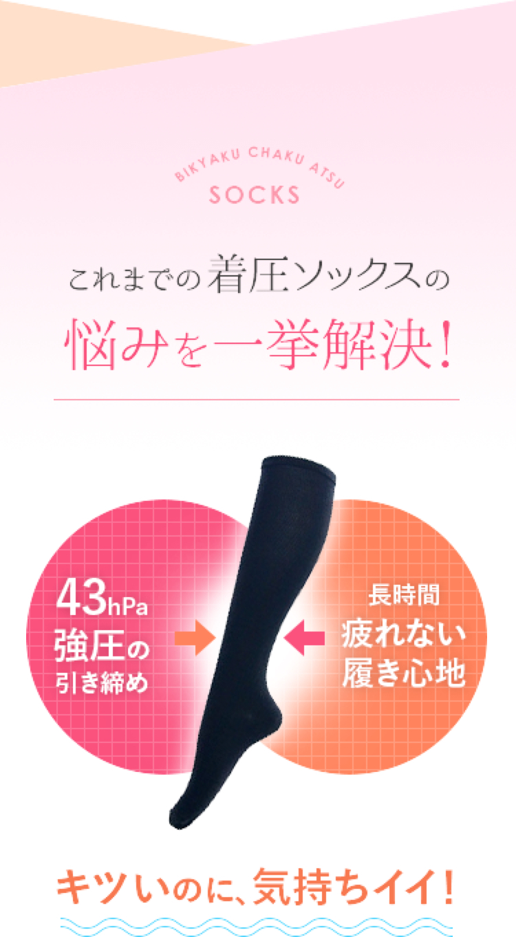 美脚着圧ソックス