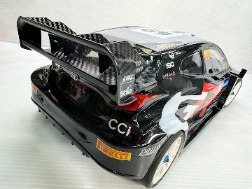 ヤリスRally1カーボン柄ウィングデカール（送料込）の画像