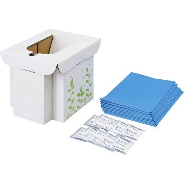 緊急用組み立て式トイレ【送料込み（一部地域を除く）】の画像