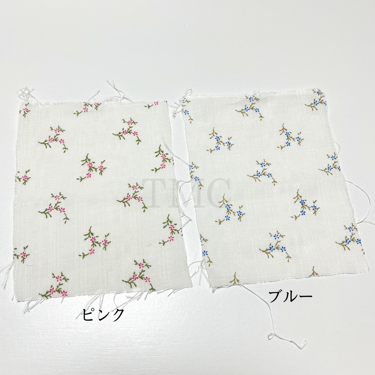 綿×レーヨン　花画像