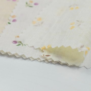 綿×レーヨン　小花　A0103画像