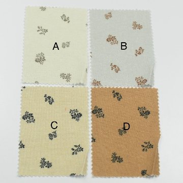 綿×レーヨン　花　A01026画像